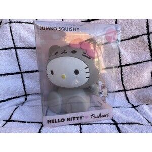 Hello Kitty x Pusheen Jumbo Squishy Vanilla Scented 2021 Hamee Sanrio